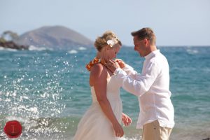Lei Beach Destination Wedding