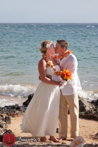 First Kiss Destination Wedding