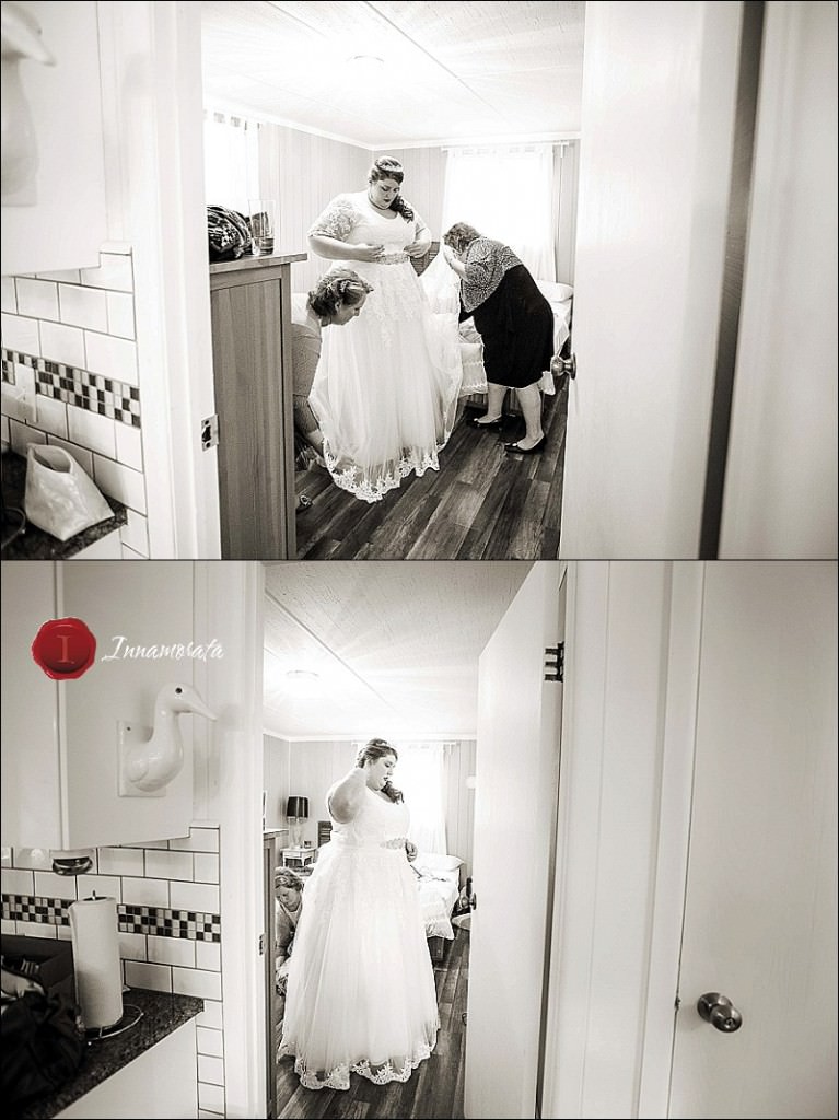 Bride Getting Ready
