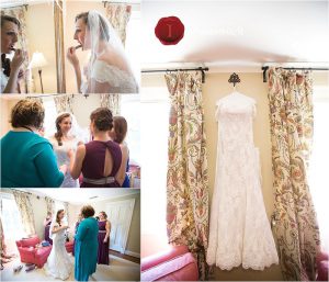 Getting ready for a wedding at Grandview on Lookout Mountain in North Georgia.