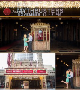 Engagement Session Fox Theatre Atlanta