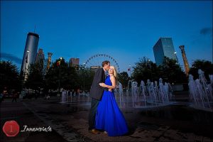 Centennial Olympic Park Engagement Session Atlanta
