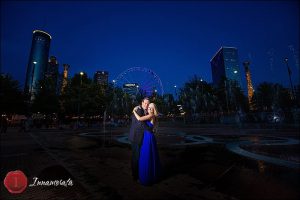 Centennial Olympic Park Engagement Session Atlanta