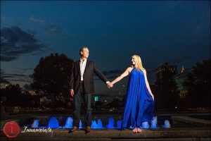 Centennial Olympic Park Engagement Session Atlanta