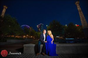 Centennial Olympic Park Engagement Session Atlanta