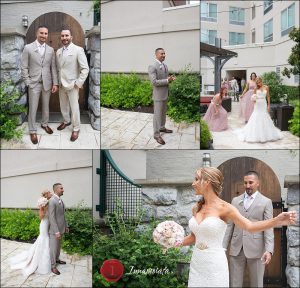 First Look Wedding Day Chattanooga