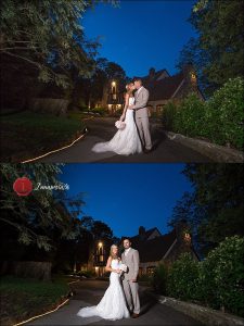 Grandview nighttime Wedding Photos