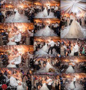 Confetti Stratton Hall Wedding Reception Chattanooga Wedding Photographer
