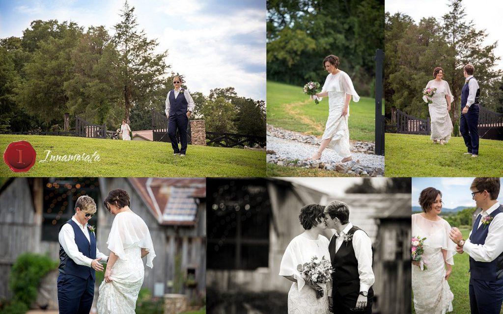 First Look Wedding Day 