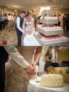 Cake Cutting at Tennessee Riverplace Wedding