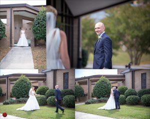 First Look St. Jude Chattanooga Wedding Photographer