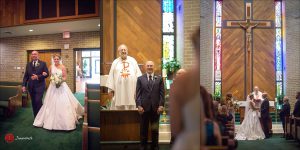 Wedding Ceremony photos St. Jude Catholic Church Chattanooga Tennessee