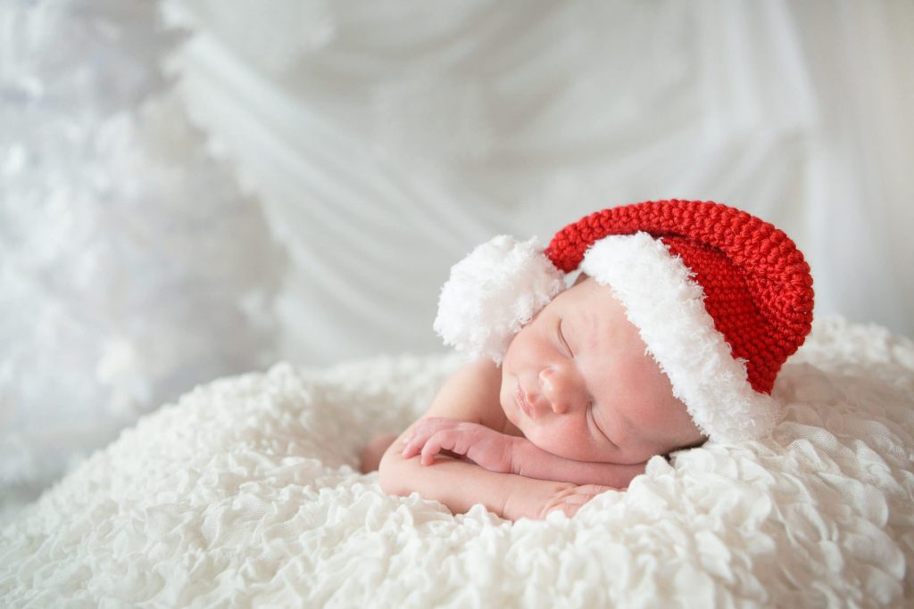 Chattanooga Newborn Photographers Downtown Studio Photography Christmas