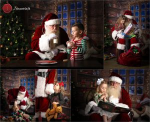 Chattanooga Photos With Santa Portraits Santa Claus Holiday Photos Christmas Cards Fine Art Norman Rockwell Best Santa Photos Santa Experience Milk and Cookies Workshop Toys North Pole Chattanooga Photographer Photography portraits