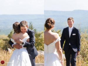 first look wedding day