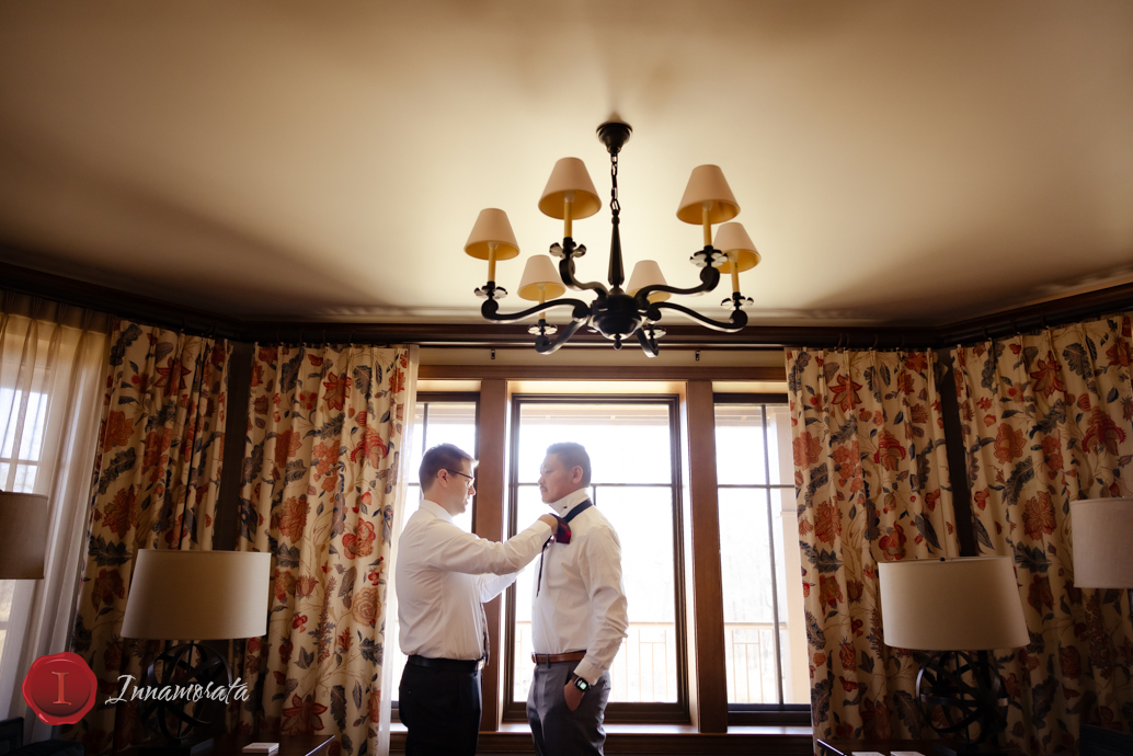 Intimate wedding at Sewanee Inn 
